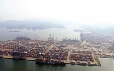 Containership queues grow at Asian ports