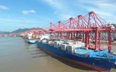 Major Chinese ports container volume falls 5.7% in mid-April