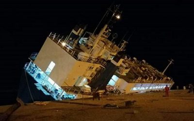 Livestock carrier with 16,000 cattle capsized in Red sea