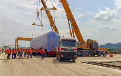 XLP member, Megalift Transport for East Coast rail link (ECRL) project in Malaysia