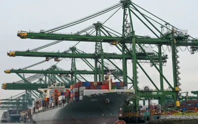 Singapore Endures More Port Delays as 90% of Container Ships Arrive Late