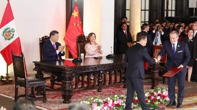 China and Peru’s Leaders Celebrate Opening of New Chinese-Built Megaport