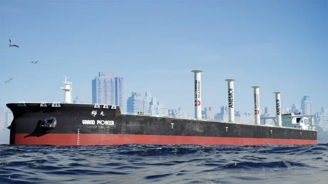 U-Ming to Add Anemoi’s Rotor Sails to Giant Ore Carrier