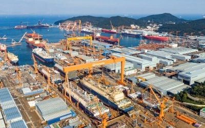 Korean Shipbuilders Top Chinese in January After Return to Profits in 2024