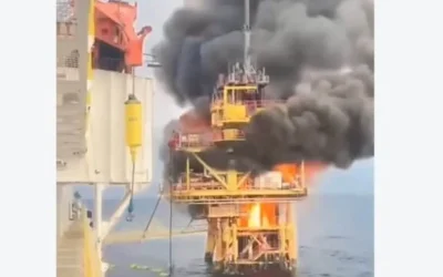 Fire on Offshore Oil Platform at Vietnam’s First Decommissioning Project