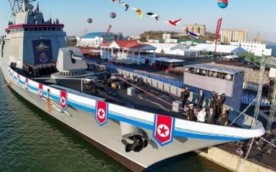 North Korea Reports Destroyer That Capsized During Launch is Now at Berth