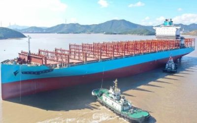 Tsuneishi’s China Shipyard Launches Next-Gen Methanol Containership