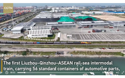 New logistics corridor opens up between south China’s Liuzhou and ASEAN