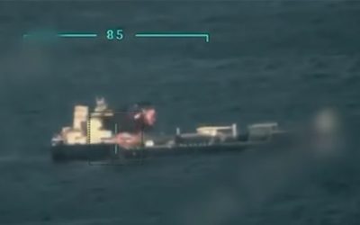 Video: Russian Drone Hits Product Tanker in Black Sea After Leaving Ukraine