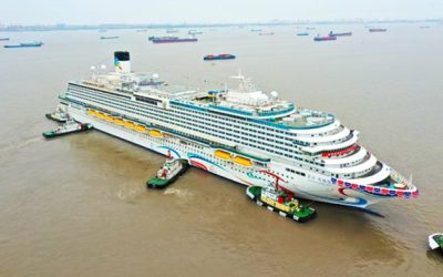 China Floats Second Cruise Ship and Orders Ships for International Market